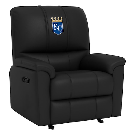 Dreamseat Rocker Recliner with Kansas City Royals Primary Logo XZ52031CDRRBLK-PSMLB21023